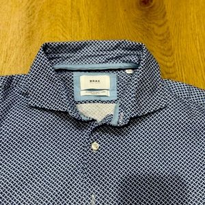 Brax short sleeve button down comfortable shirt